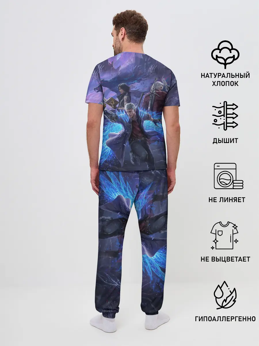 Мужская пижама с брюками / DEVIL MAY CRY | ДЕВИЛ МАЙ КРАЙ