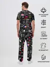 Мужская пижама с брюками / ЛОГОТИПЫ РОК ГРУПП | PATTERN