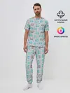 Мужская пижама с брюками / Совята