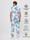 Мужская пижама с брюками / Косяк китов