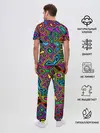 Мужская пижама с брюками / Психоделика