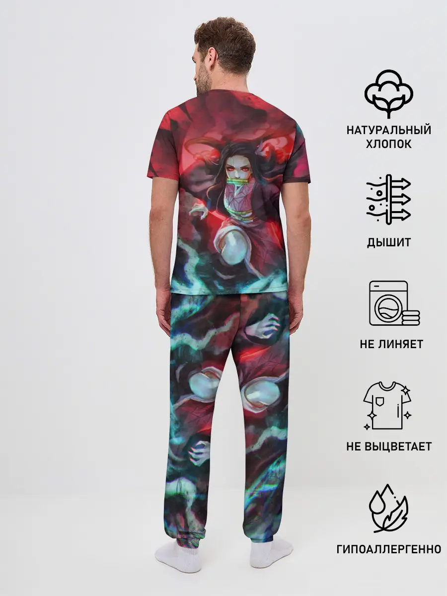 Мужская пижама с брюками / НЕЗУКО КАМАДО