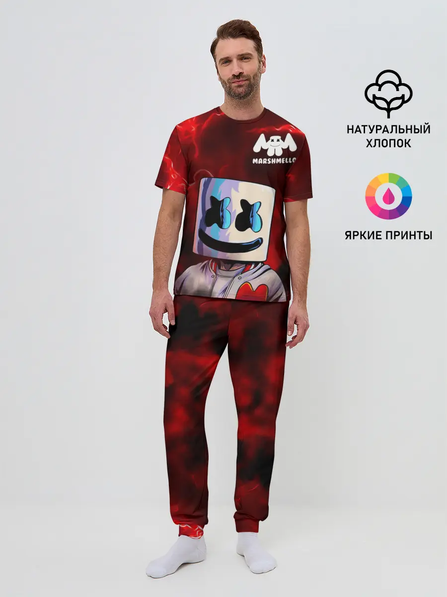 Мужская пижама с брюками / MARSHMELLO