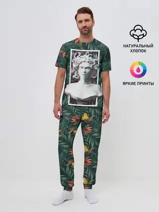 Мужская пижама с брюками / Медуза Горгона