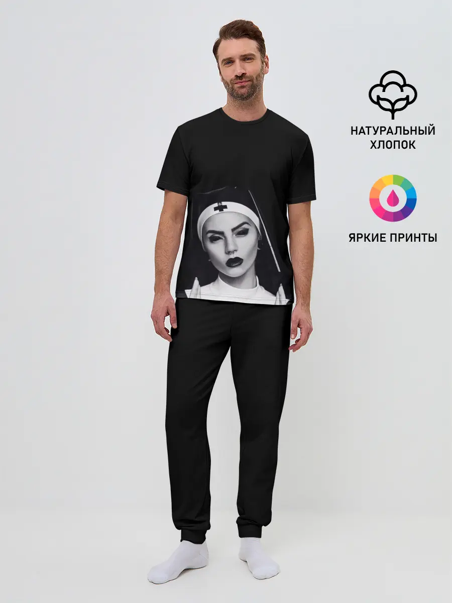 Мужская пижама с брюками / МОНАХИНЯ