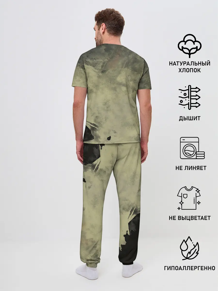 Мужская пижама с брюками / ССО ВС РФ