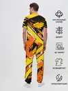 Мужская пижама с брюками / orange cheeky rust