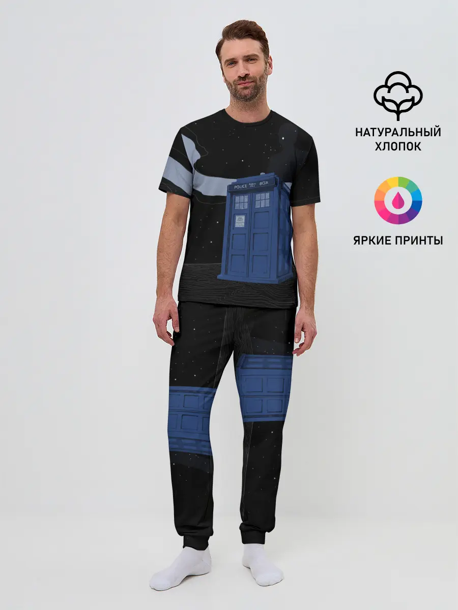 Мужская пижама с брюками / ТАРДИС