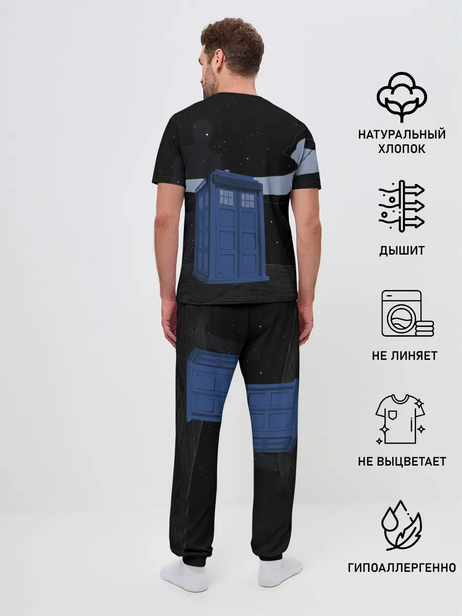 Мужская пижама с брюками / ТАРДИС