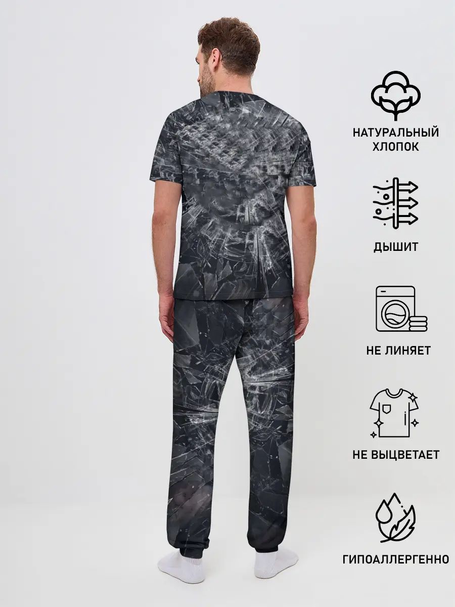 Мужская пижама с брюками / ЧЕРНОЕ ЗЕРКАЛО