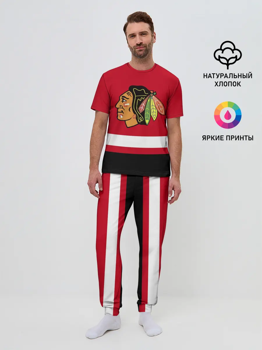 Мужская пижама с брюками / Chicago Blackhawks