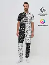 Мужская пижама с брюками / Fortnite & Marshmello