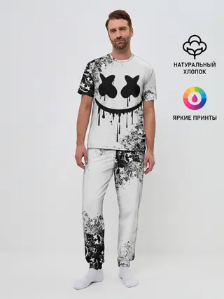 Мужская пижама с брюками / Marshmello