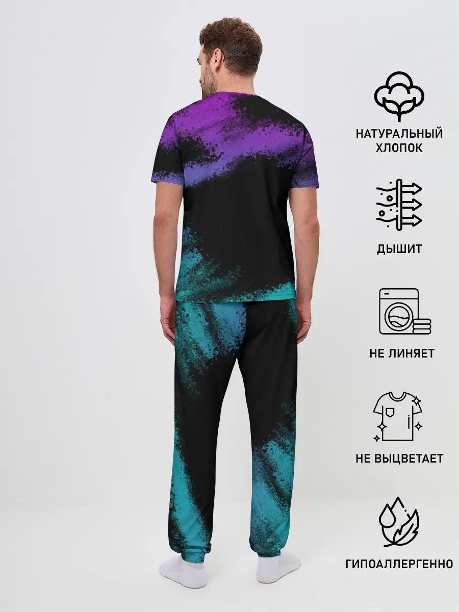 Мужская пижама с брюками / Приключения ДжоДжо