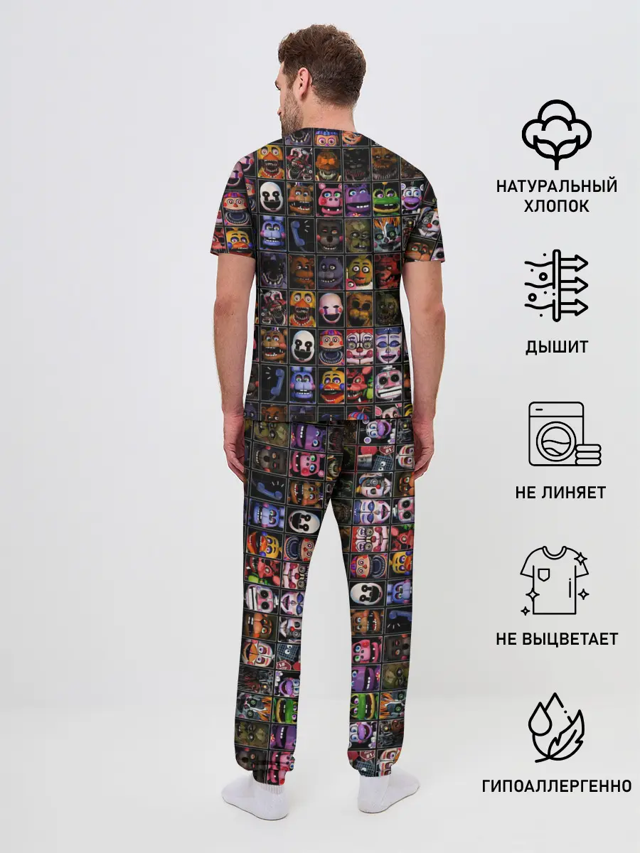 Мужская пижама с брюками / Five Nights At Freddys