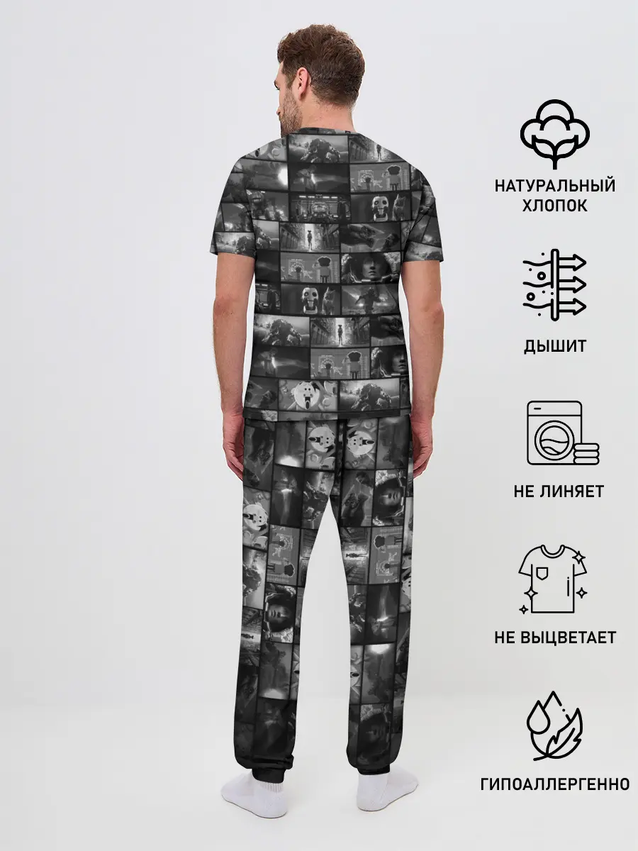 Мужская пижама с брюками / LOVE DEATH ROBOTS