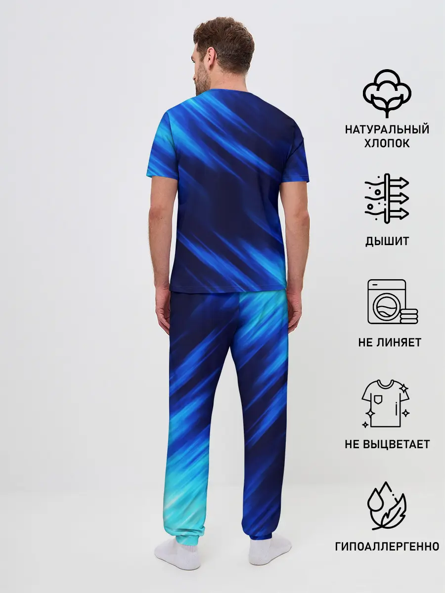 Мужская пижама с брюками / СОНИК