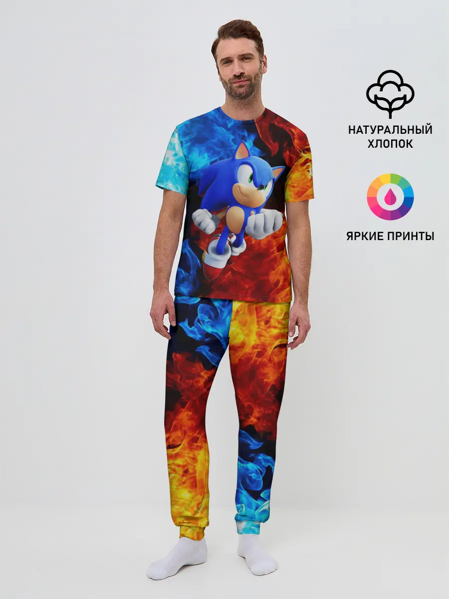 Мужская пижама с брюками / SONIC