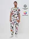 Мужская пижама с брюками / NHL PATTERN