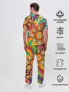 Мужская пижама с брюками / Психоделия | Яркая
