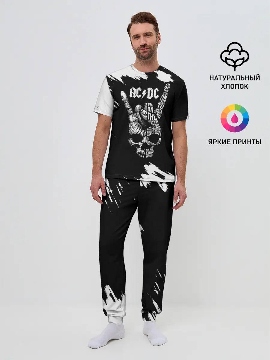 Мужская пижама с брюками / AC/DC