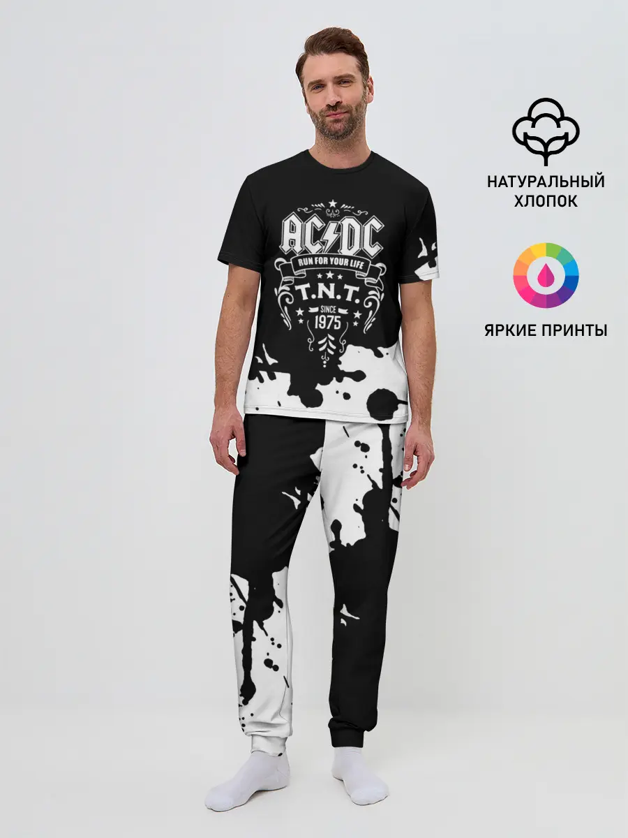 Мужская пижама с брюками / AC/DC T.N.T.
