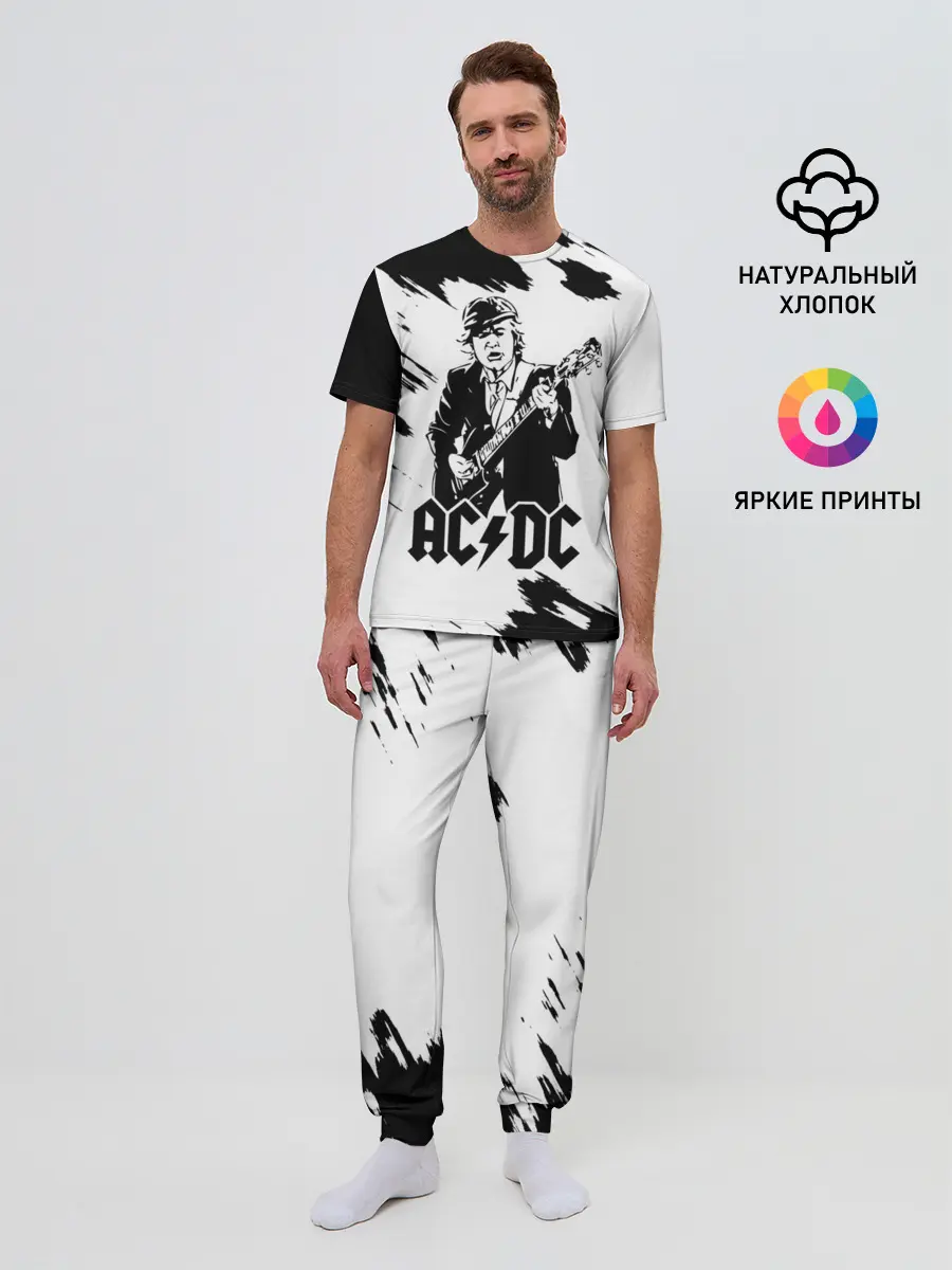 Мужская пижама с брюками / AC/DC