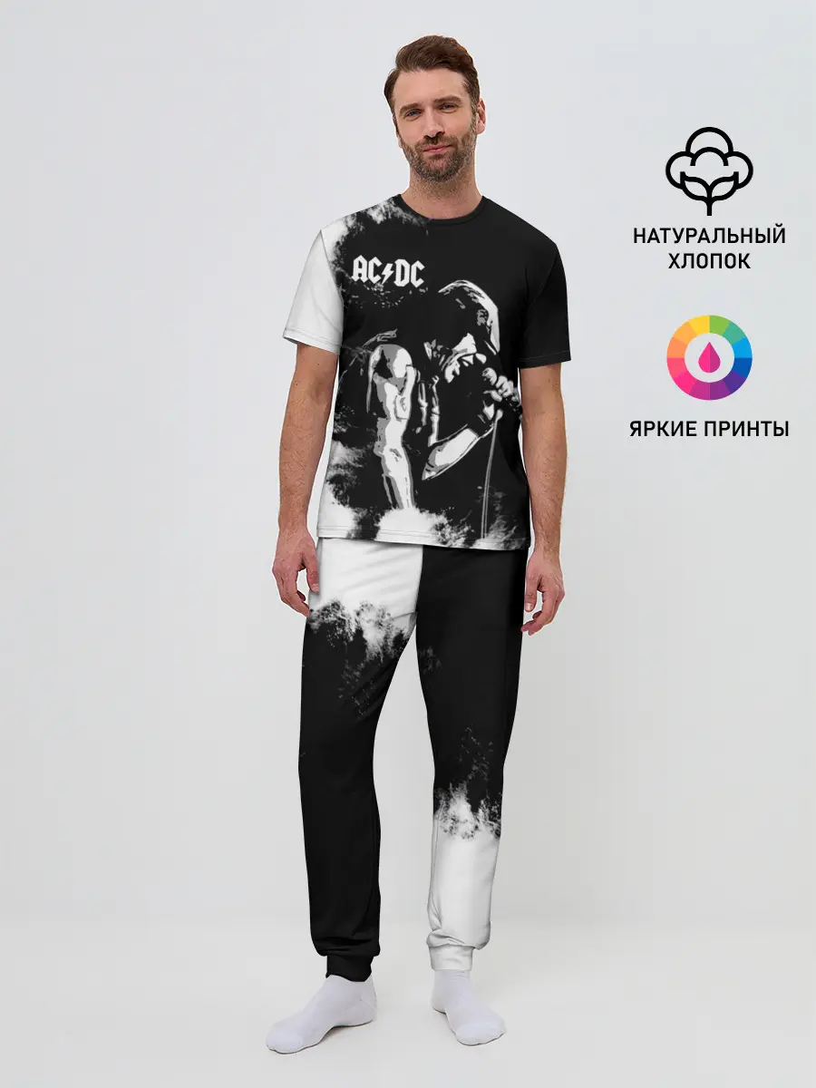 Мужская пижама с брюками / AC/DC