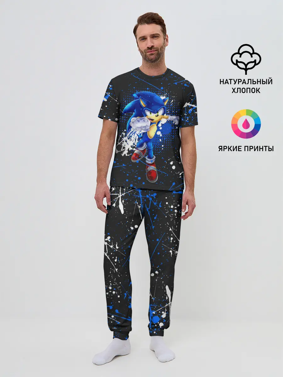 Мужская пижама с брюками / SONIC