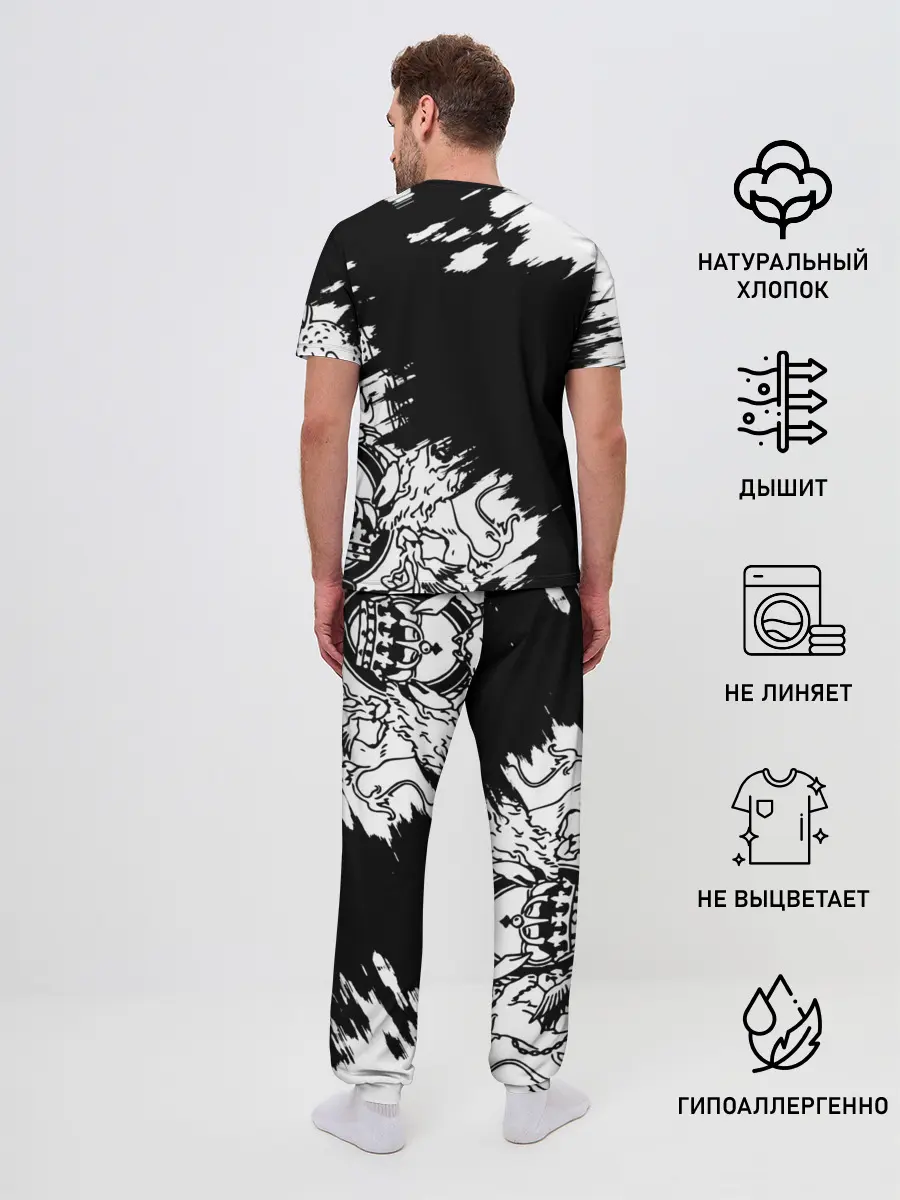 Мужская пижама с брюками / Автограф Фредди Меркьюри