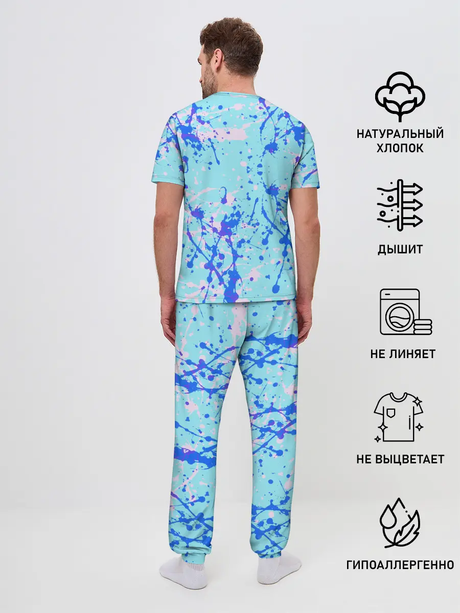 Мужская пижама с брюками / Pikachu