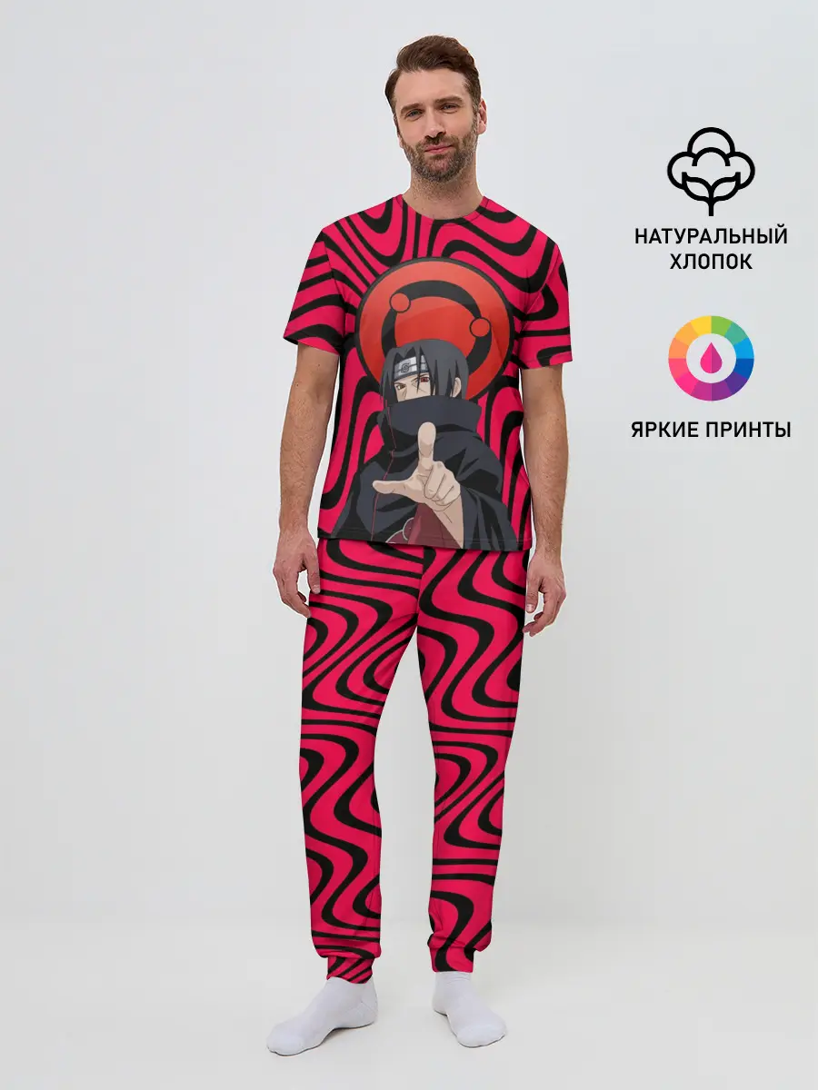 Мужская пижама с брюками / Учихе Саске
