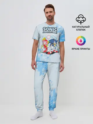 Мужская пижама с брюками / sonik