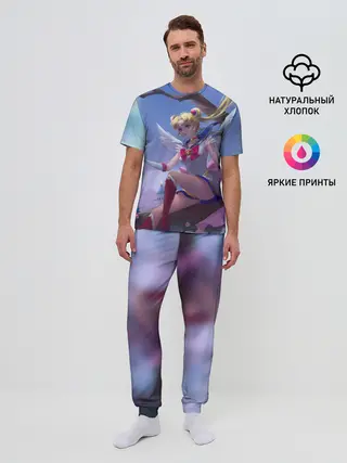 Мужская пижама с брюками / СЕЙЛОР МУН