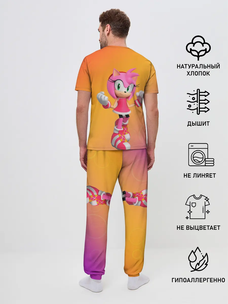 Мужская пижама с брюками / Эми - Соник