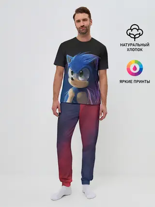 Мужская пижама с брюками / SONIC