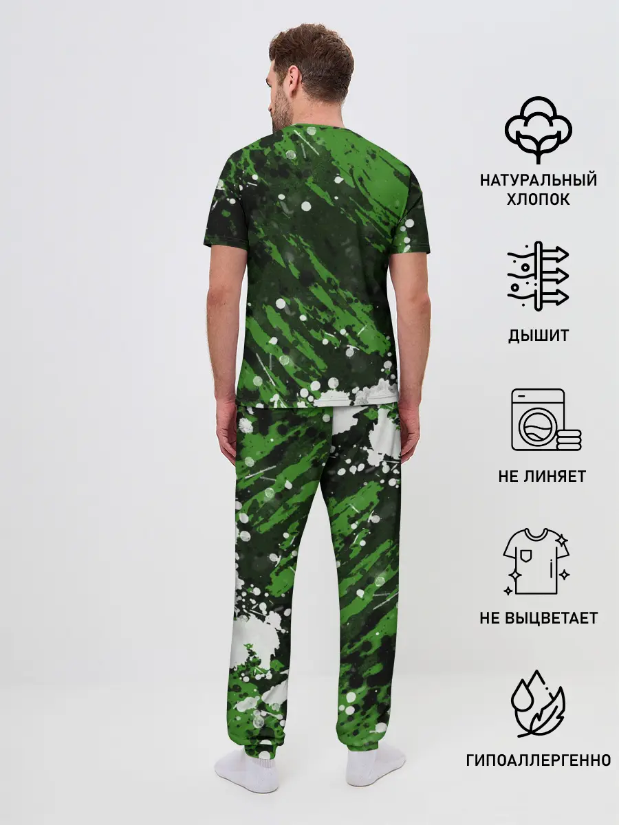 Мужская пижама с брюками / Minecraft / Майнкрафт