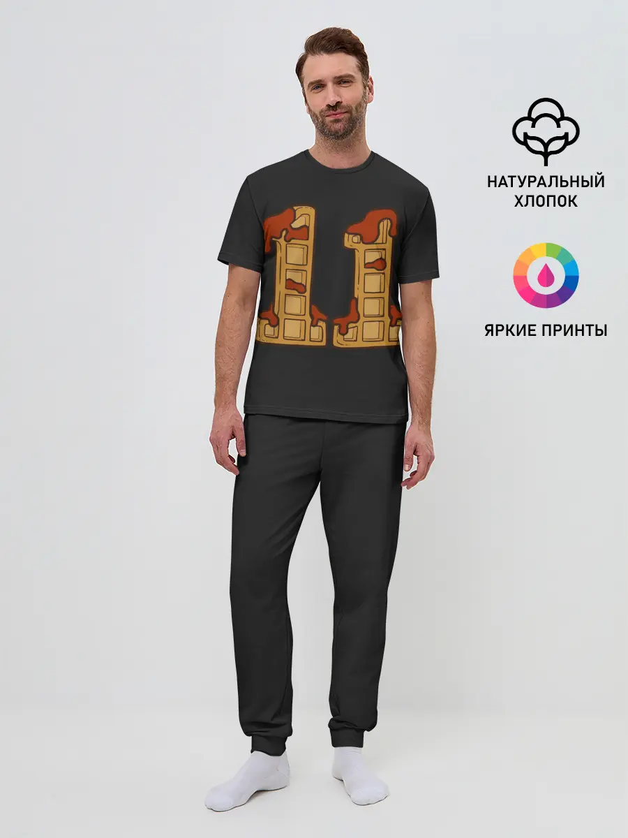 Мужская пижама с брюками / 11