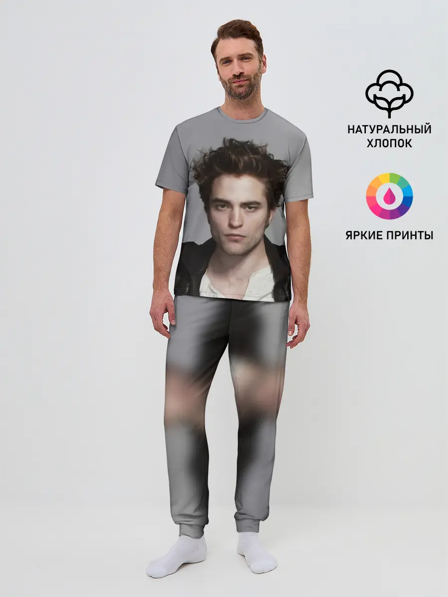 Мужская пижама с брюками / РОБЕРТ ПАТТИНСОН