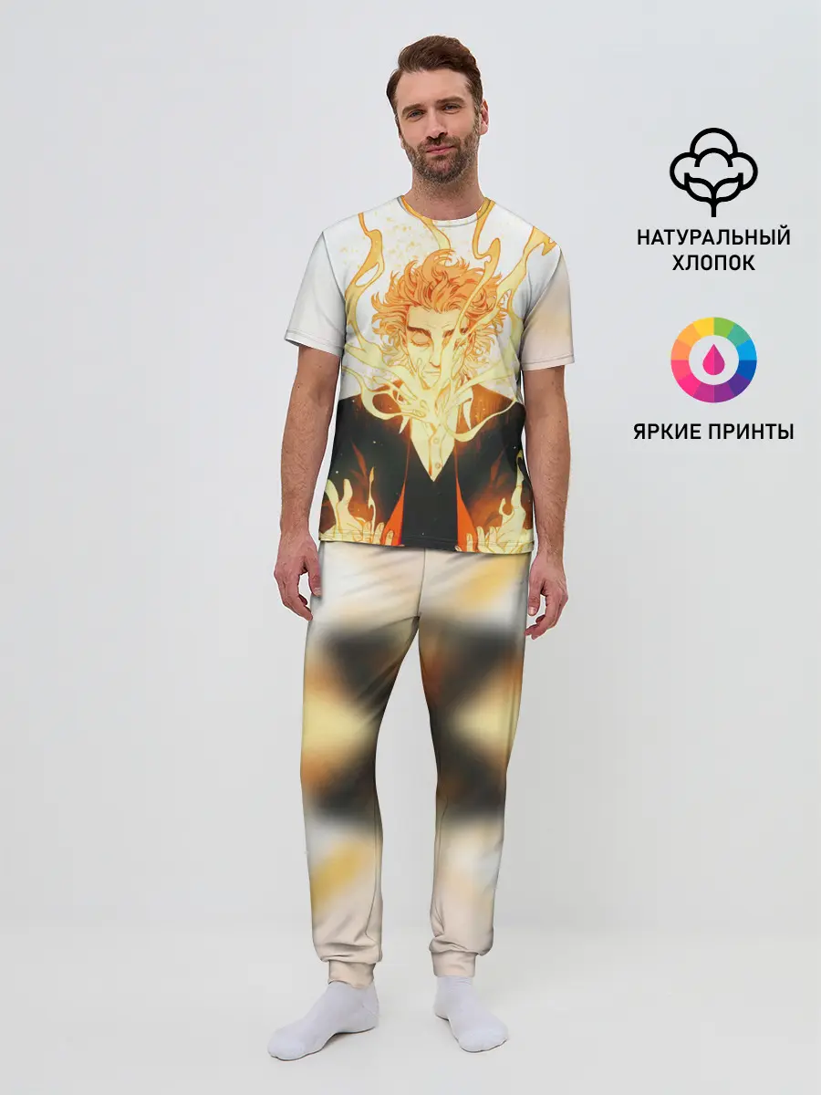 Мужская пижама с брюками / РЕГЕНЕРАЦИЯ КАЛАЛЬДИ