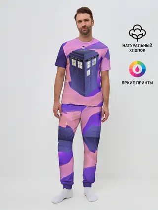 Мужская пижама с брюками / ТАРДИС