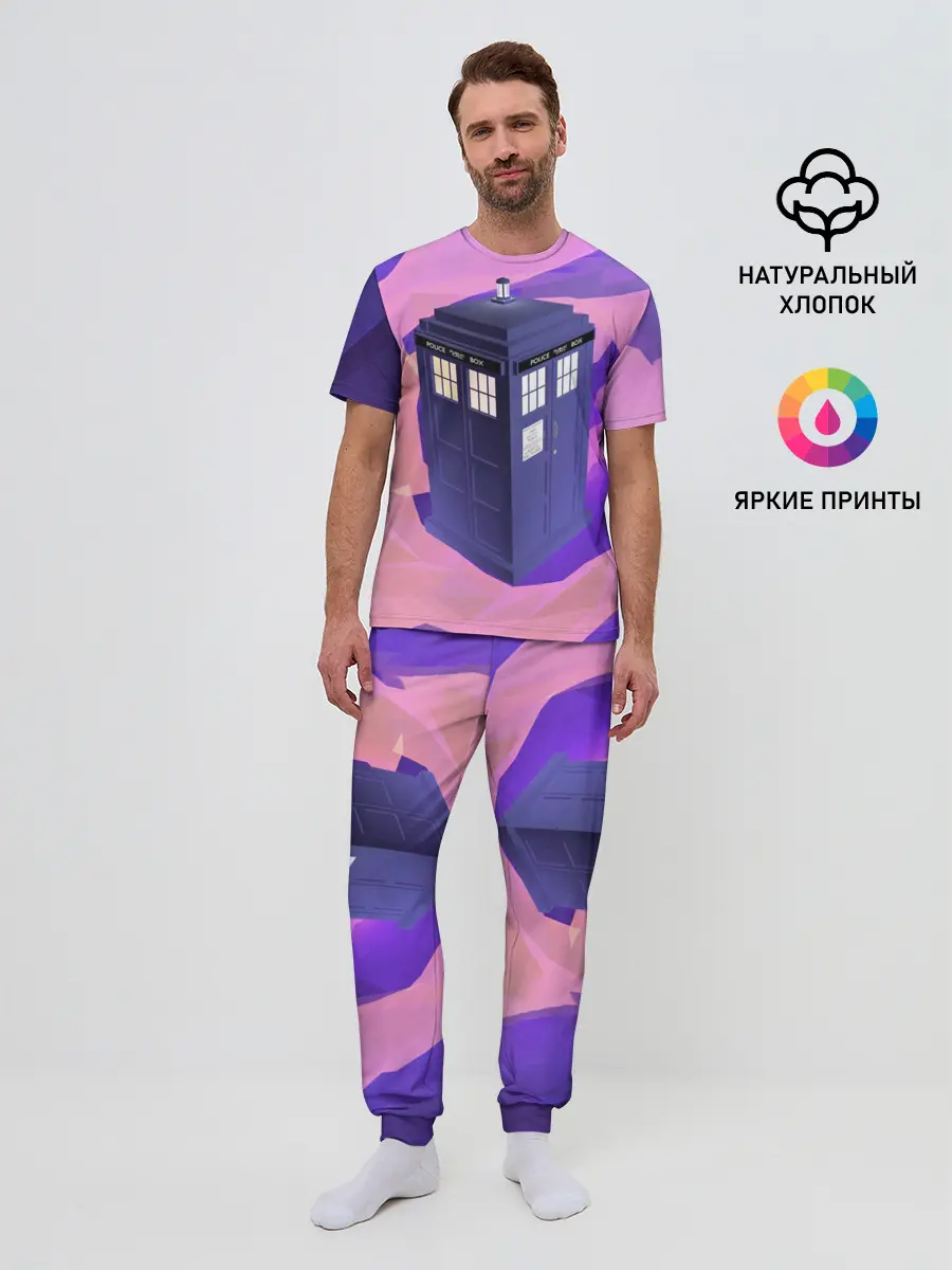 Мужская пижама с брюками / CRAZY TARDIS