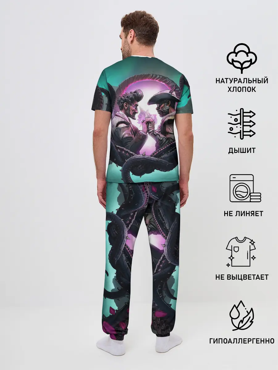 Мужская пижама с брюками / borderlands 3