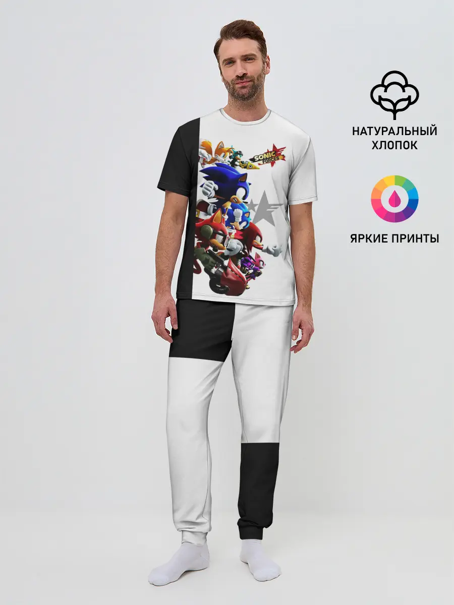 Мужская пижама с брюками / SONIC