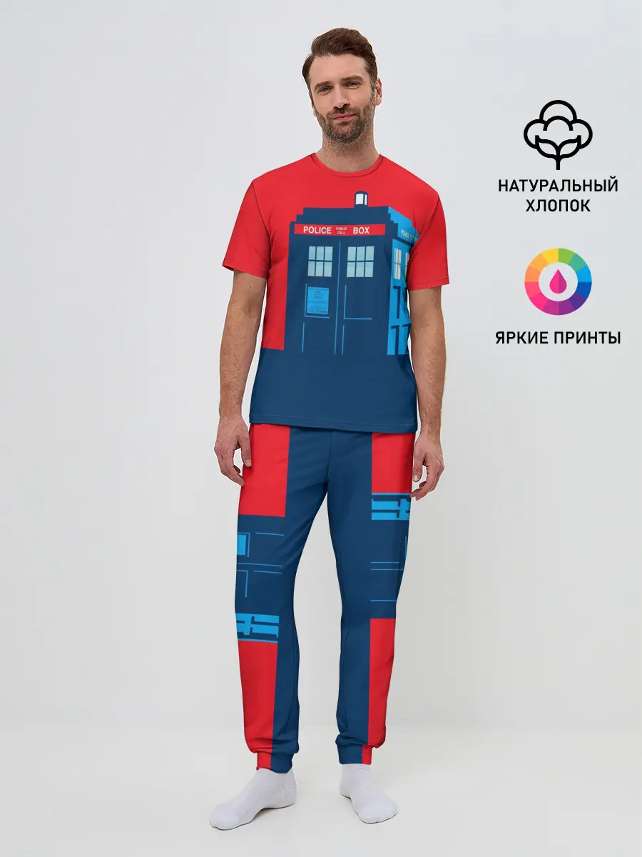 Мужская пижама с брюками / IN TARDIS WE TRUST