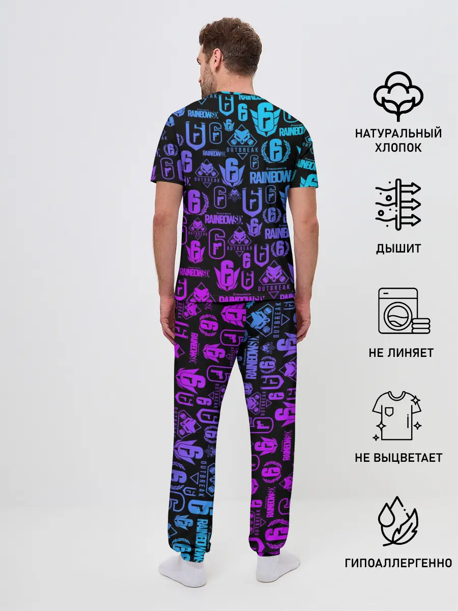 Мужская пижама с брюками / RAINBOW SIX SIEGE
