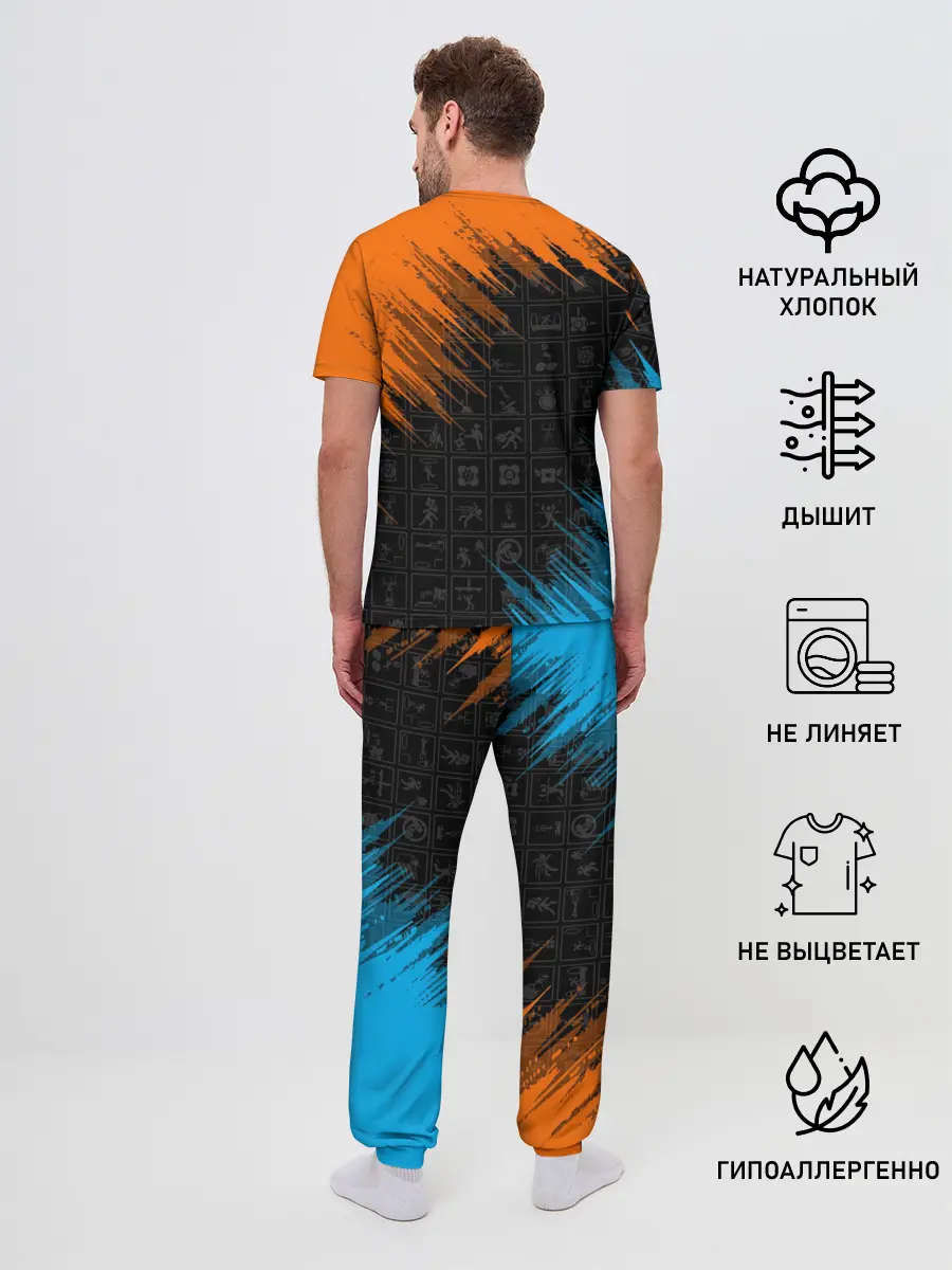 Мужская пижама с брюками / PORTAL 2