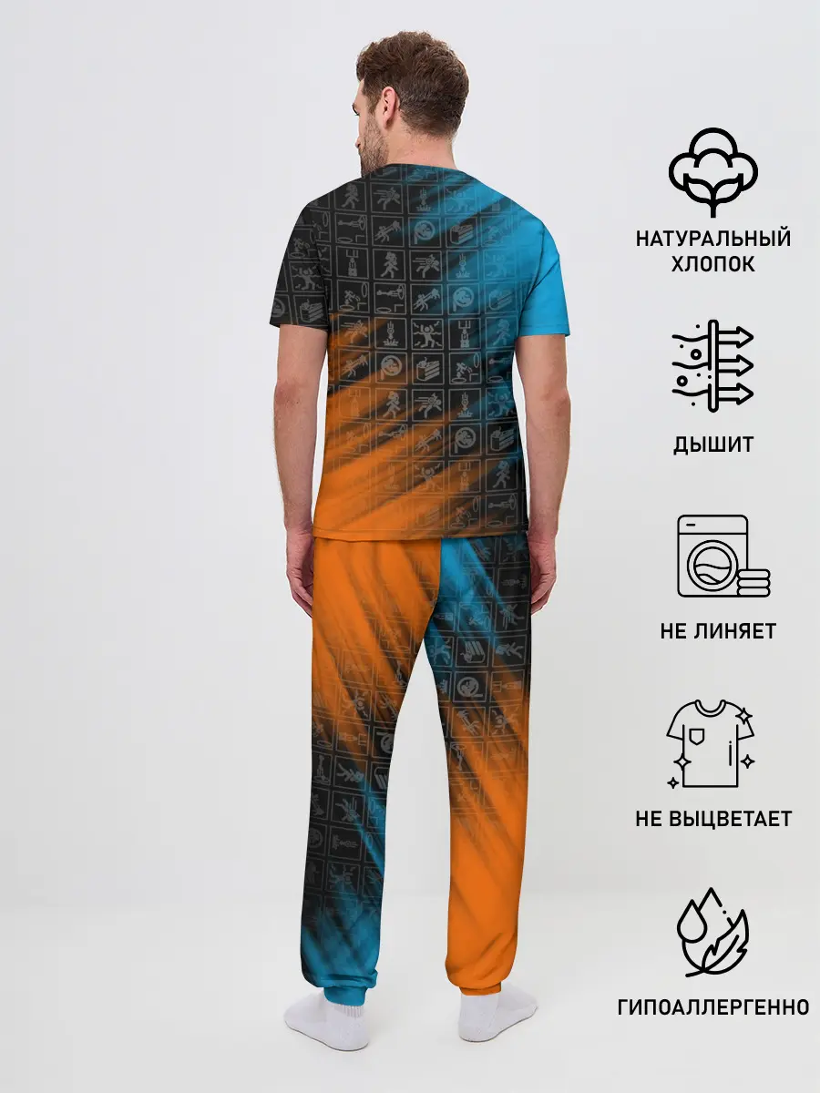 Мужская пижама с брюками / PORTAL 2