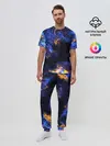Мужская пижама с брюками / Космос