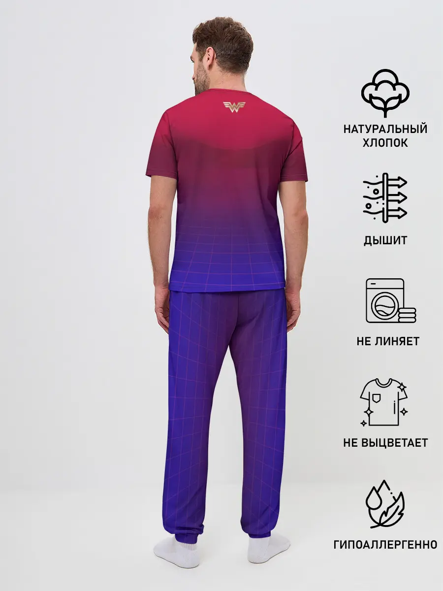 Мужская пижама с брюками / Wonder Woman